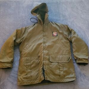 Vintage USCG Stearns Type III PFD Flotation Jacket Fjs-55 Green M
